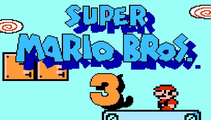 retro mario bros 3